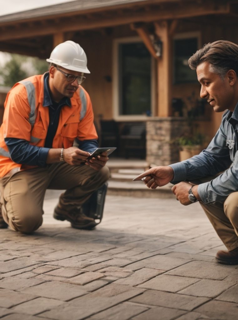 PhotoReal_a_paving_contractor_discussing_and_pointing_to_a_des_0
